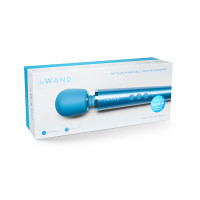 Blue Le Wand Petite Rechargeable Wand Massager - Packaging