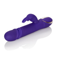 Purple CalExotics Jack Rabbit Signature Silicone Thrusting Rabbit Vibrator - Top