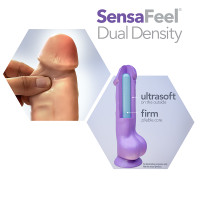 Vanilla Blush Novelties Au Naturel 9" Dildo with Suction Cup - Dual Density 