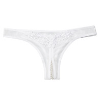 Oh La La Cheri Plus Size Crotchless Pearl Thong