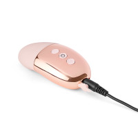 Rose Gold Le Wand Point Vibrator - Charging 