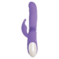 Evolved Novelties Thick & Thrust Bunny Dual Vibrator - Left