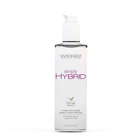 Wicked Sensual Care Simply Creamy Hybrid Lubricant  4 oz. - Front