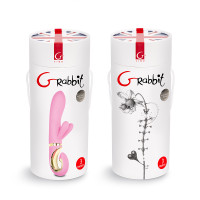 FT London Grabbit Bioskin Dual Rabbit Vibrator For Clit & G-Spot Stimulation - Packaging 