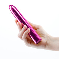 Pink NS Novelties Chroma Rechargeable 7" Vibrator - Hand