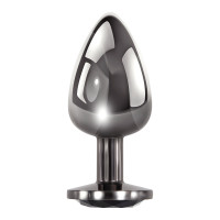 Evolved Novelties Black Gem Anal Plug Training Set - Large Front