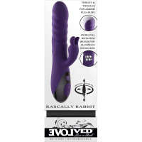 Evolved Novelties Rascally Rabbit Rotating Rabbit Vibrator - Packaging Front