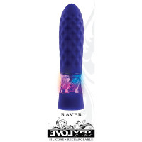 Evolved Novelties Raver Light-Up Vibrating Bullet - Packaging Front 