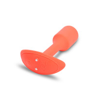 b-Vibe Vibrating Snug Plug 1 - Weighted & Vibrating Silicone Plug - Base