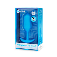 b-Vibe Vibrating Snug Plug 3 - Weighted & Vibrating Silicone Plug - Packaging Front