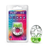 Blush Novelties Play With Me - Arouser Vibrating Cock Ring - Packaging 