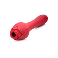 XR Brands Bloomgasm Sweet Heart Rose 5X Suction Rose + 10X Vibrator