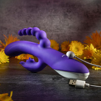 Evolved Novelties Lick Me Triple Stim Vibrator - Lifestyle #6