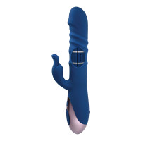 Evolved Novelties The Ringer Thrusting 2-Ring Rabbit Vibrator - Cutout