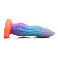 XR Brands Creature Cocks Tenta-Cock Glow-In-the-Dark Silicone Dildo - Side