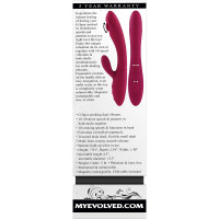 Evolved Novelties Jammin' G G-Spot Stroking Dual Vibrator - Packaging Back