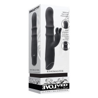 Evolved Novelties Ringmaster Ringed Rabbit Vibrator - 3D Box