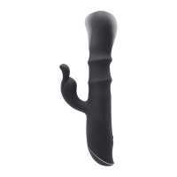 Evolved Novelties Ringmaster Ringed Rabbit Vibrator - Vibrating Tip