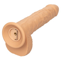 Ivory CalExotics Squirting Fuck Stick Vibrating Dildo - 3D Base