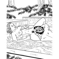 The Oral Sex Coloring Book - Sample Page #2