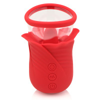 XR Brands Lily Lover Sucking & Vibrating Clitoral Stimulator - Front