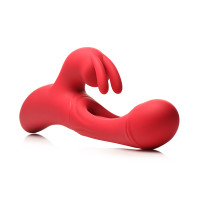 Inmi Rabbit Flick Flicking Silicone Rabbit Vibrator - Tip Detail