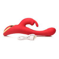 Inmi Rabbit Flick Flicking Silicone Rabbit Vibrator - Charging Cord