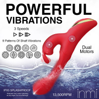 Inmi Rabbit Flick Flicking Silicone Rabbit Vibrator -Vibrations