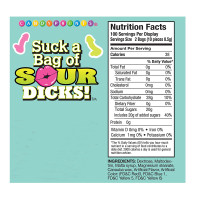 Suck a Bag of Sour Dicks 3oz Bag - Back