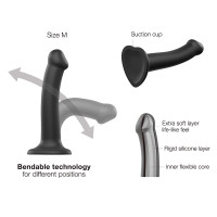 Strap-On-Me Semi-Realistic Dual Density Bendable Dildo - Features