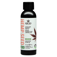 Isle of You Hemp Seed CBD Relaxing Massage and Body Oil - 2 oz. Front