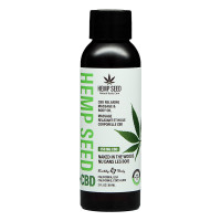 Naked in the Woods Hemp Seed CBD Relaxing Massage and Body Oil - 2 oz. Front