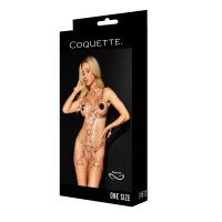 Coquette Strappy Harness Set with Clippable Restraints - Packaging Front