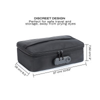Dorcel Discreet Box Lockable Sex Toy Storage Case - Closed Features
