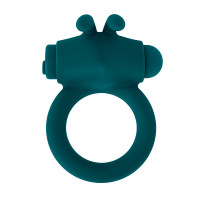 Playboy Pleasure Bunny Buzzer Vibrating Cock Ring - Front Side