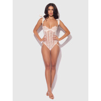 House of Desire Rosalie Strappy Teddy - Front