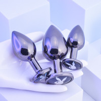 Playboy Pleasure 3 Ways Metal Anal Training Kit - Lifestyle #5