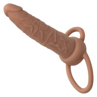 Brown CalExotics Performance Maxx Rechargeable Dual Penetrator - 3D Base