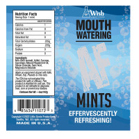 Little Genie Mouth Watering AF Mints - Label