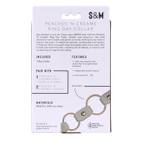 Sex & Mischief Peaches 'n CreaMe Ring Day Collar - Packaging Back