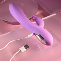 Evolved Novelties Bead The Way Rabbit Vibrator - Charging