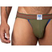 Olive Bike Athletic Active Jockstrap - Front