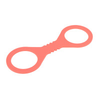 Sex & Mischief Peaches 'n CreaMe Small Silicone Cuffs - Laying