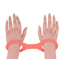 Sex & Mischief Peaches 'n CreaMe Small Silicone Cuffs - Hands