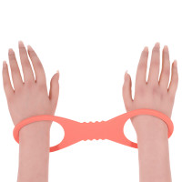 Sex & Mischief Peaches 'n CreaMe Large Silicone Cuffs  - Hands