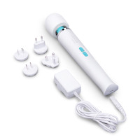 Le Wand Classique Cordless Original Rechargeable Vibrating Massager - Adapters