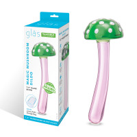 GLAS Magic Mushroom 7.5" Glass Dildo  - Catalog