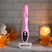 Evolved Novelties Push The Button Rabbit Vibrator - Front
