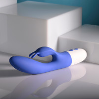 Evolved Novelties Funny Bunny Come Hither Vibrator - Laying Tip