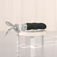 Playboy Pleasure Bunny on the Go Vibrator - Laying Head